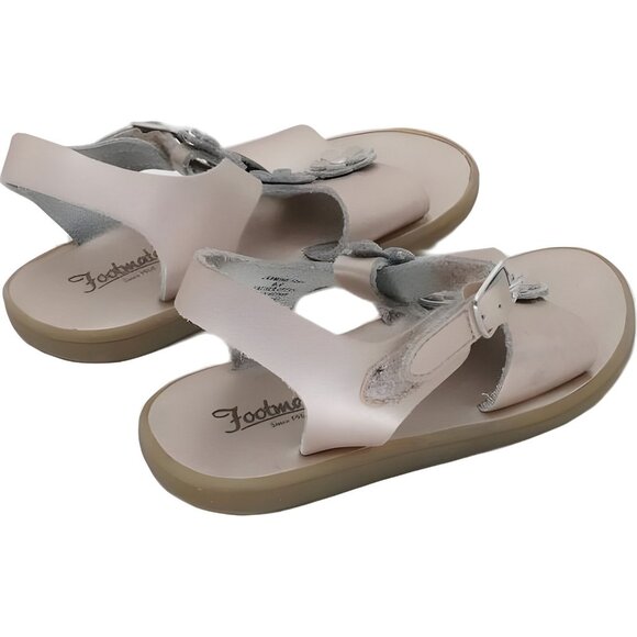 Footmates Girls ECO-JASMINE Rose Gold Toddler Sandals Size 9 - Picture 3 of 6